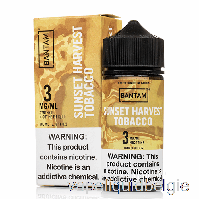 Vape België Zonsondergang Oogst Tabak - Kriel Vape - 100ml 3mg